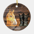 Search for cowboy boots christmas tree decorations Horse