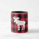 Search for black and white check mugs Deer