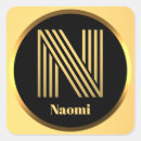 Search for n initials labels Black