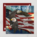 Search for eagle thank you cards Flag