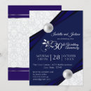 Search for 30th pearl anniversary invitations Floral
