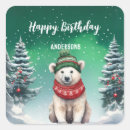 Search for cute polar bear stickers Xmas