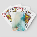 Search for watercolor playing cards Abstract