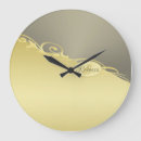 Search for silver gold clocks Luxury