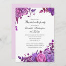 Search for purple hens party invitations Floral