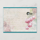 Search for vintage bird postcards Flowers