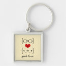 Search for nerd glasses key rings Nerdy
