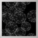 Search for black and white flower posters Retro