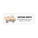 Search for mail truck return address labels For kids