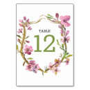 Search for cherry blossom wedding table cards Modern