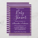 Search for purple gold baby shower invitations Lavender
