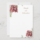 Search for information cards Floral