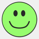 Search for green happy face stickers Happiness