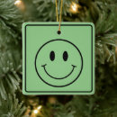 Search for smiling christmas tree decorations Face