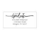 Search for graduation rubber stamps University
