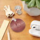 Search for maroon rounded key rings For her