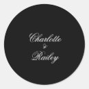 Search for black and white wedding stickers Trendy