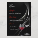 Search for red and black menus Chic