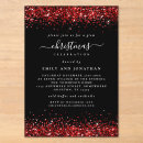 Search for red border invitations Elegant