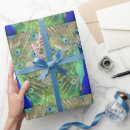 Search for peacock blue wrapping paper Wildlife