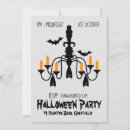 Search for chandelier halloween invitations Bats
