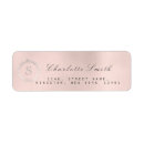 Search for pink grey wedding return address labels Elegant