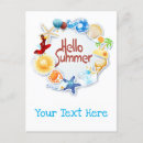 Search for beach shells postcards Sun