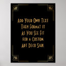 Search for roaring 20s art Black and gold