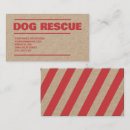Search for rescue business cards Veterinarian