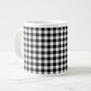 Search for black and white buffalo plaid mugs Country