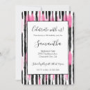 Search for black zebra stripe invitations Stripes