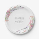 Search for floral wedding plates Watercolor