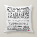 Search for inspirational quote cushions Dance