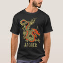 Search for gold dragon tshirts Black