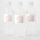 Search for 1st birthday water bottle labels Baby girl
