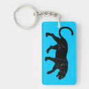 Search for leopard rectangular key rings Animal