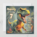 Search for scary dinosaur invitations Boy