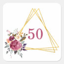 Search for geometric birthday stickers Floral