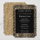 Search for gold black leopard invitations Animal