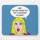 Search for shocking mousepads Illustration
