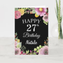 Search for 27th birthday cards Twenty seventh birthday