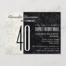 Search for dinner 40th birthday invitations Modern