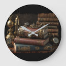 Search for tomes posters Steampunk library and desk