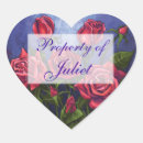 Search for red heart save the date stickers Rose