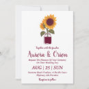 Search for sunflower and burgundy wedding invitations Watercolor