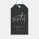 Search for 60th birthday gift tags Elegant
