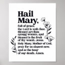 Search for hail mary prayer posters Blessed