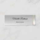 Search for silver foil business cards Salon