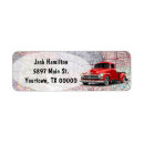 Search for pickup return address labels Red