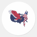 Search for eagle with flag stickers America